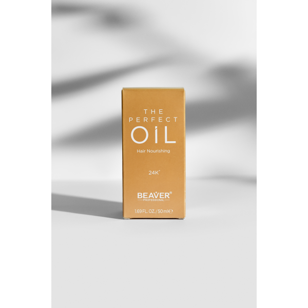 Масло для волос парфюмированное для питания, разглаживания и блеска - BEAVER The perfect oil 24k 50 ml