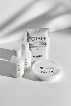 Набор для нанопластики волос - JustK Maximum Smoothing Keratin Treatment