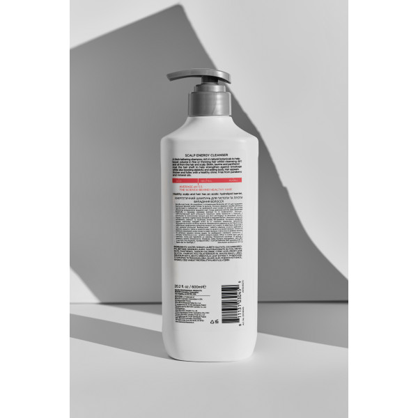 Енергетичний шампунь для густоти та проти випадіння волосся Scalplife BOTANICAL THERAPY SCALP ENERGY CLEANSER 600ml