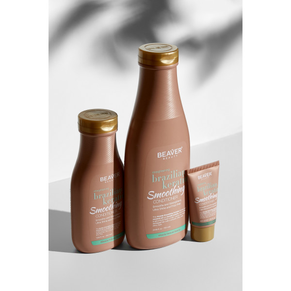 Кондиціонер для еластичності волосся з кератином - Brazilian Keratin Smoothing Conditioner 350ml