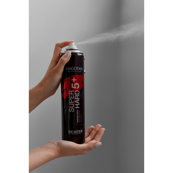 Лак для волос экстрасильной фиксации - BEAVER Super hard finishing spray 420ml
