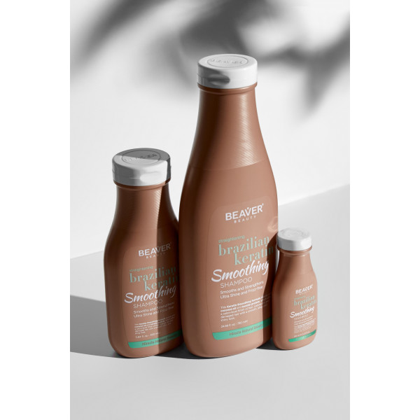 Шампунь з кератином для еластичності волосся - Brazilian Keratin Smoothing Shampoo 350ml