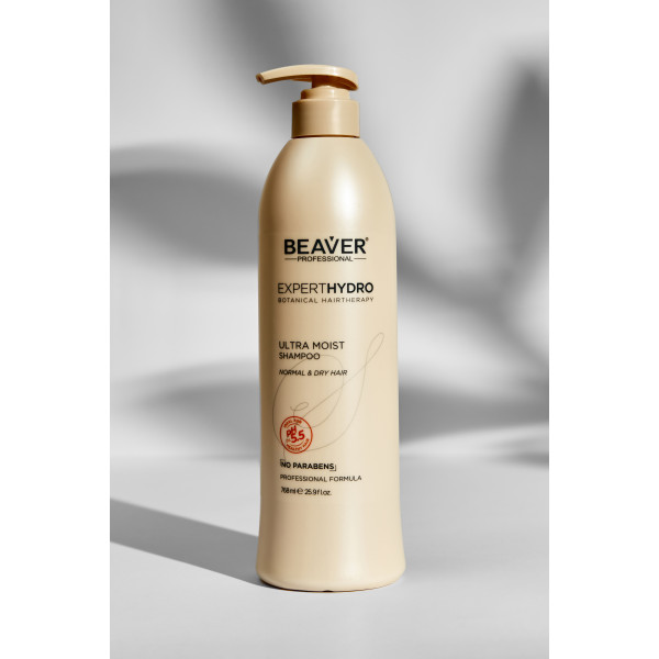 Ультра увлажняющий шампунь для сухих волос - BEAVER Expert Hydro Ultra Moisture Shampoo 768ml