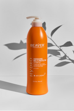 Тонізуючий мульти-захисний шампунь з УФ-фільтром - Beaver Energizing Multi-Protection Shampoo 768ml