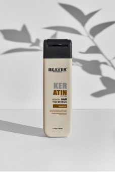 Шампунь с кератином для густоты и утолщения волос 200 мл Beaver Professional