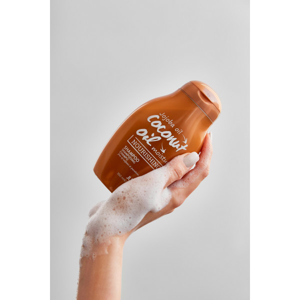 Бессульфатный шампунь для сухих и пористых волос с кокосом и жожоба - Jojoba Oil & Coconut Oil Nourishing Shampoo 350ml