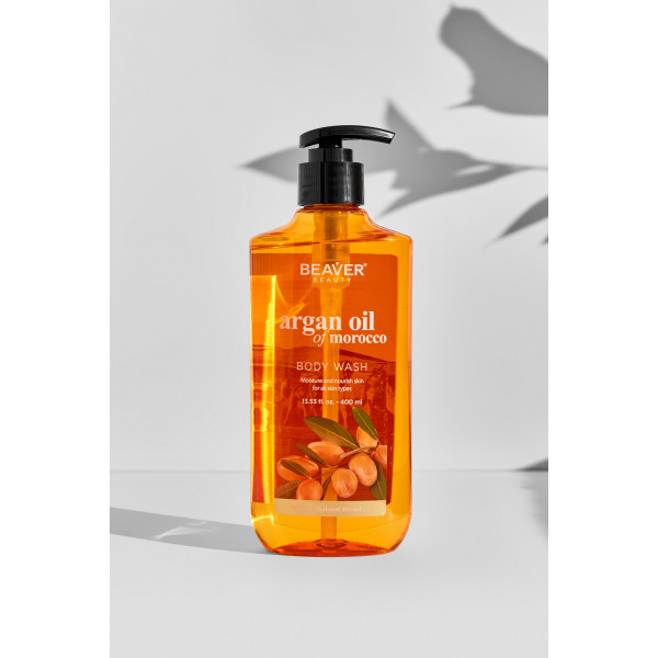 Гель для душа с Аргановым маслом - BEAVER Argan Oil of Morocco Body Wash 400ml