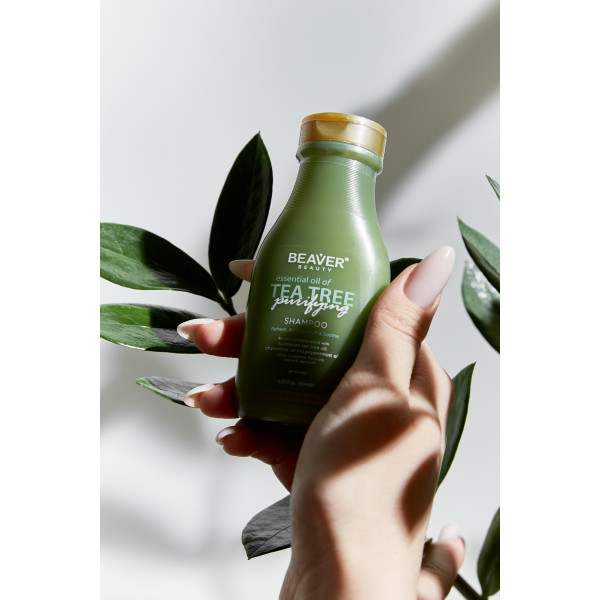 Шампунь с маслом чайного дерева для жирных волос - Essential Oil of Tea Tree Shampoo 60ml