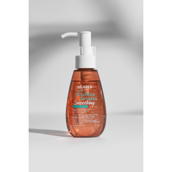 Кератинова олія для розгладження та еластичності волосся - Brazilian Keratin Smoothing Silky Hair Oil 100 ml