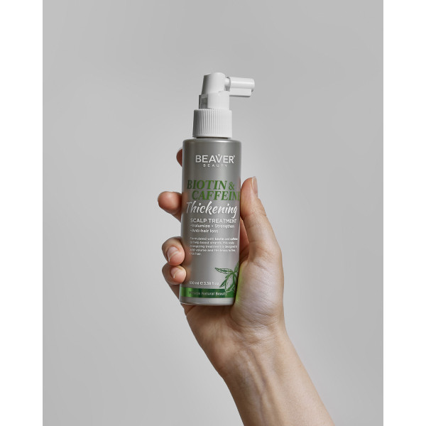 Спрей проти випадіння волосся з біотином та кофеїном - Biotin & Caffeine Thickening Scalp Treatment 100ml