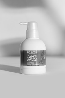 Кондиционер для интенсивного ухода за волосами светло-пепельный - BEAVER Infuse Color Shine Conditioner-Silver