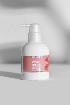 Кондиционер для интенсивного ухода за волосами нежно-розовый - BEAVER Infuse Color Shine Conditioner-Pink