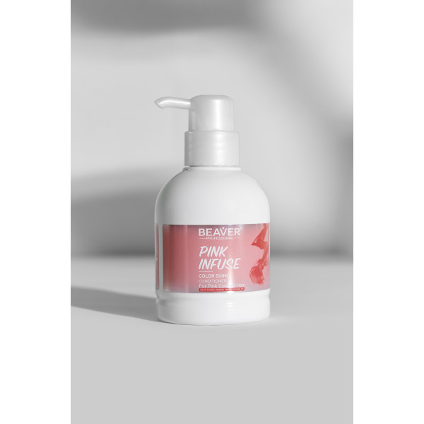 Кондиционер для интенсивного ухода за волосами нежно-розовый - BEAVER Infuse Color Shine Conditioner-Pink