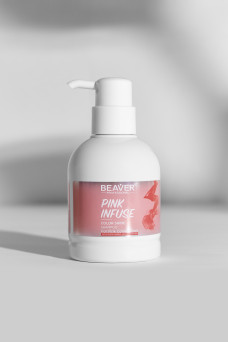 Шампунь для интенсивного ухода за волосами нежно-розовый - BEAVER Infuse Color Shine Shampoo-Pink