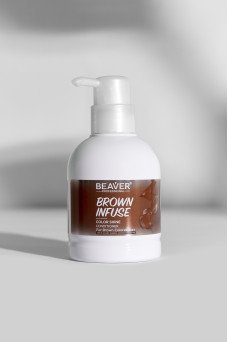 Кондиционер для интенсивного ухода за волосами золотисто-бежевый - BEAVER Infuse Color Shine Conditioner-Brown