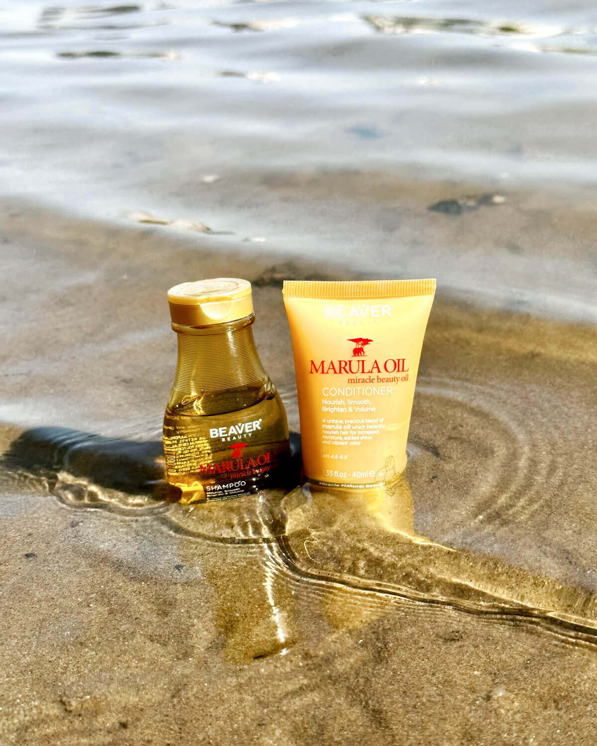 Косметика для сухих и ломких волос с маслом марулы Nourish Marula Oil Beaver Professional